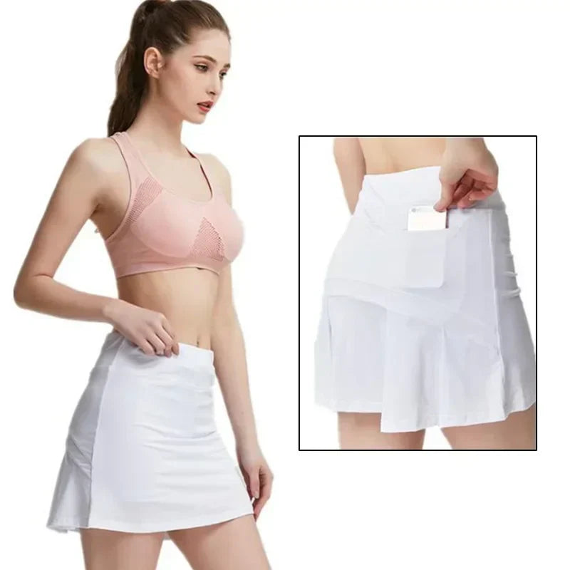 Sports Wear S-XXX Tennis Skirt High Waist Fitness Shorts