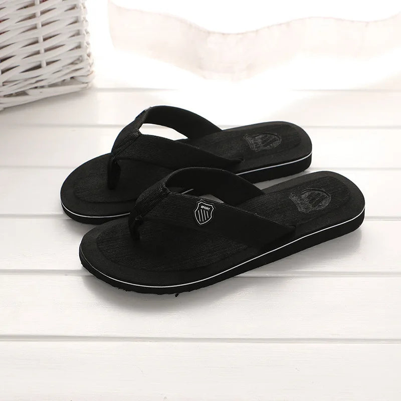 Summer Men's Slippers Flip Flop Beach  Casual Shoes Shower