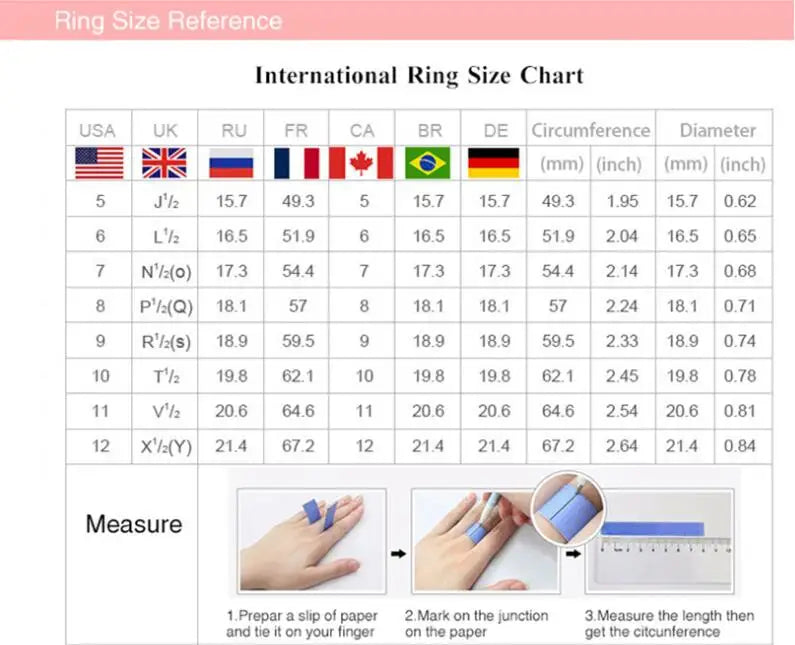 Trendy 925 Silver Color Cubic White Zircon Rings for Women Accessories