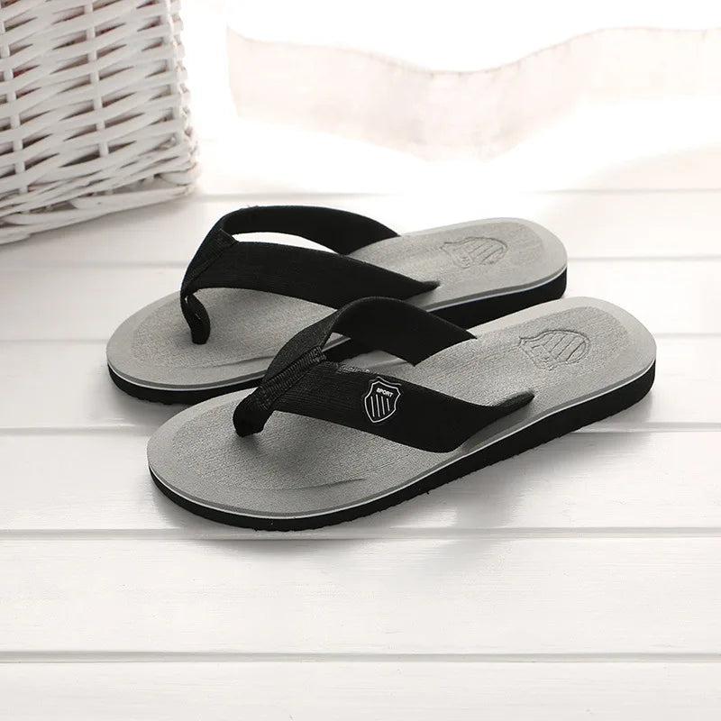 Summer Slippers Men Flip Flops Beach Shoes Slippers Indoor House Shoes