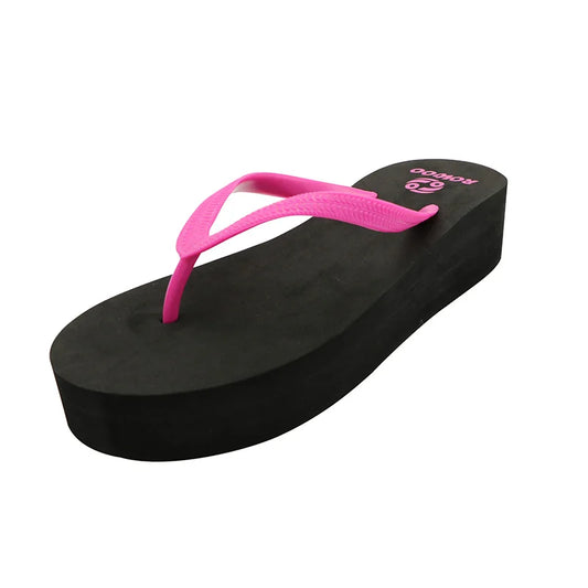 2025Women High Heel Flip Flops Casual Beach