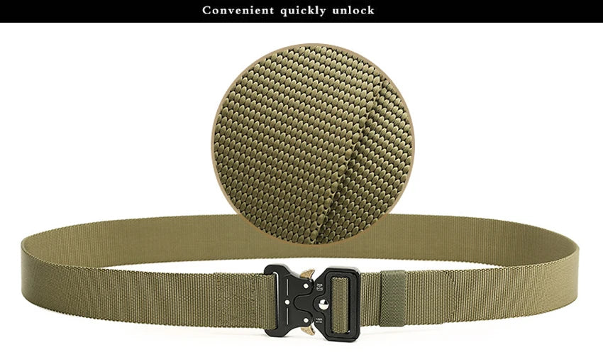 Army Canvas Belt Men Tactical Designer Belts for Jeans Pants