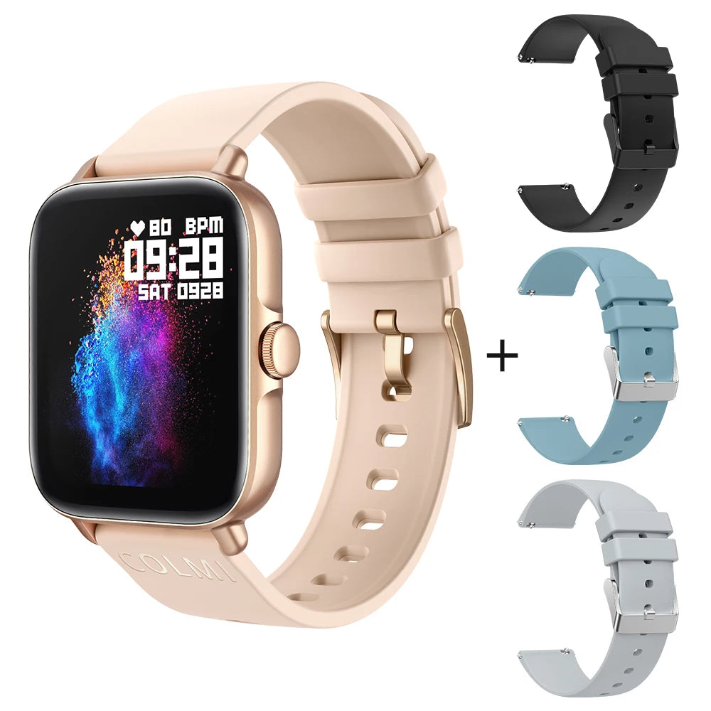 COLMI P28 Plus Bluetooth Answer Call Smart Watch Men IP67 waterproof Women Dial Call Smartwatch GTS3 GTS 3 for Android iOS Phone