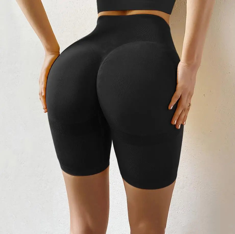 Sports wear High Waist Yoga Shorts Sexy Butt Fitness Short