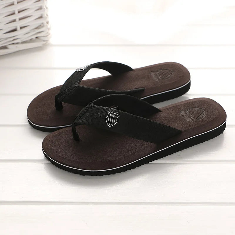 Summer Men's Slippers Flip Flop Beach  Casual Shoes Shower