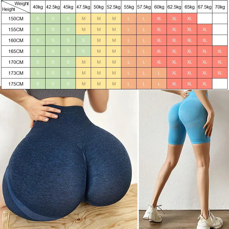 Sports wear High Waist Yoga Shorts Sexy Butt Fitness Short