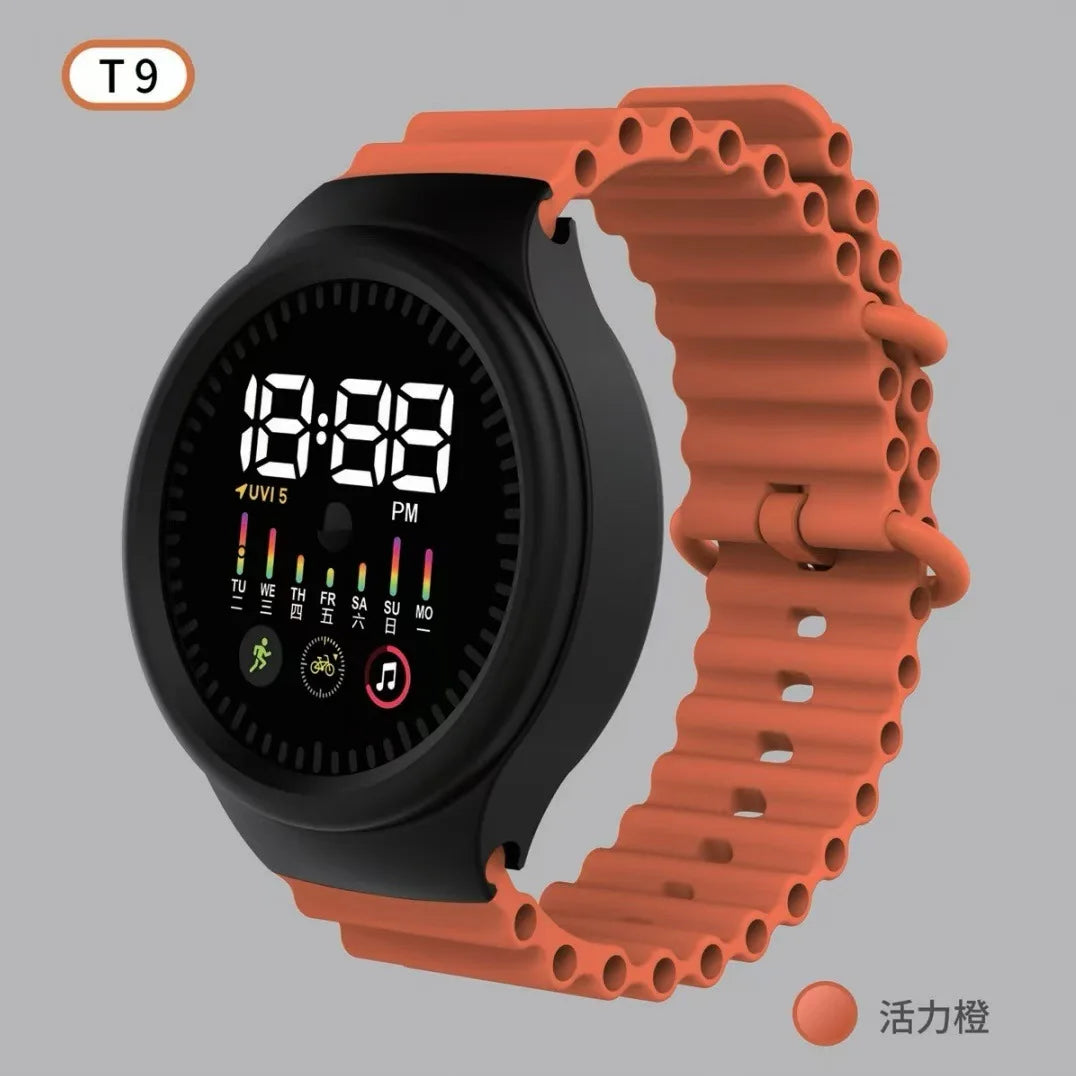 Touch Digital LED Electronic Watches Men  Children Wristwatch Boys Girls