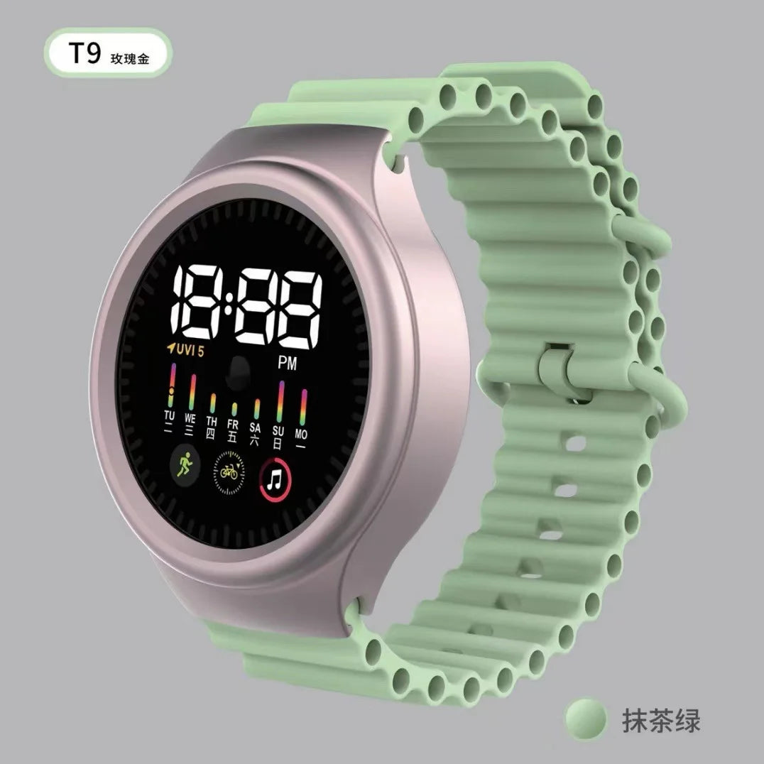 Touch Digital LED Electronic Watches Men  Children Wristwatch Boys Girls