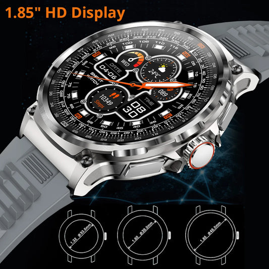 2025 COLMI V69 1.85" Ultra HD Display Smartwatch Men 710 mAh Large Battery, 400+ Watch Faces Smart Watch For Android iOS Phone