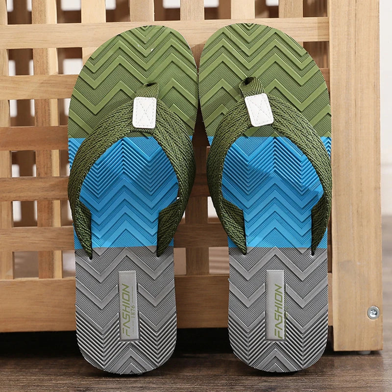 Fashion Flip Flops Men Breathable Slippers