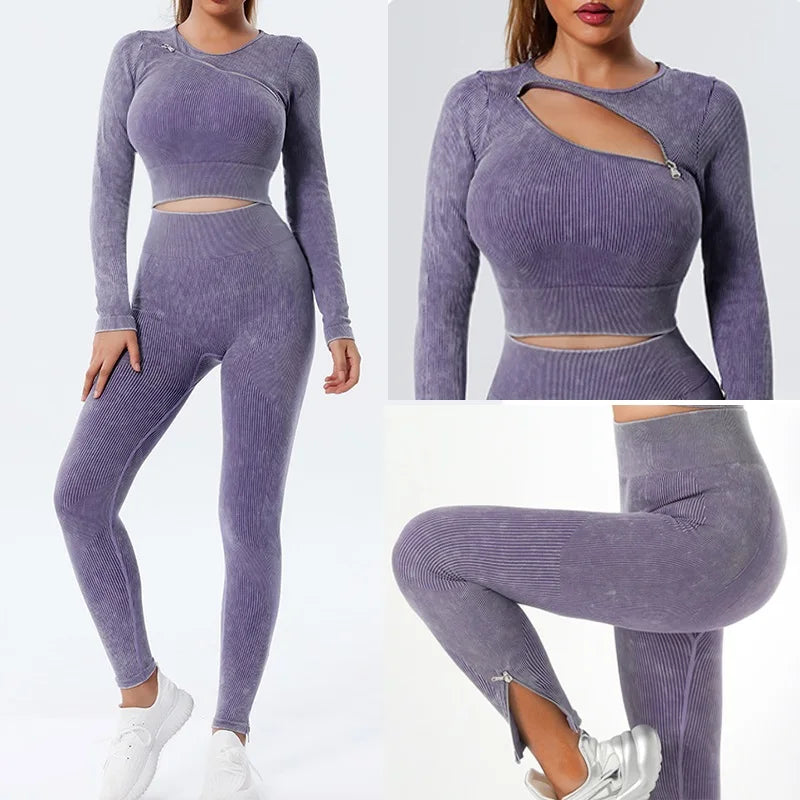 Sports wear Yoga Set Gym Seamless Sportswear Women Fitness 