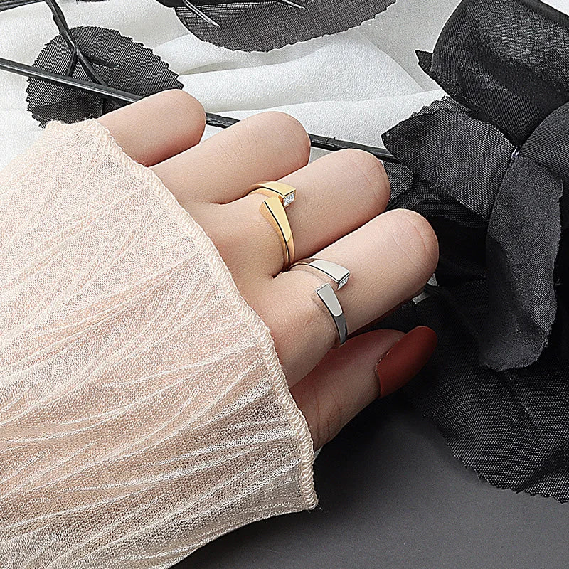 Gold Silver Color Rings for Women  Jewelry