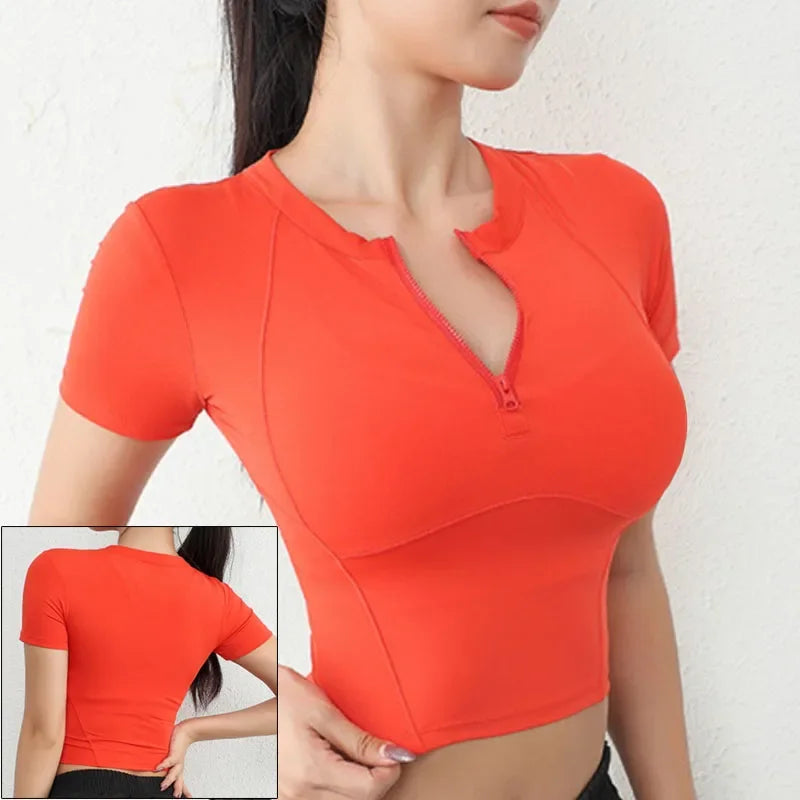 Running Yoga Shirt for Women Autumn Winter Long Sleeve Blouse Sports