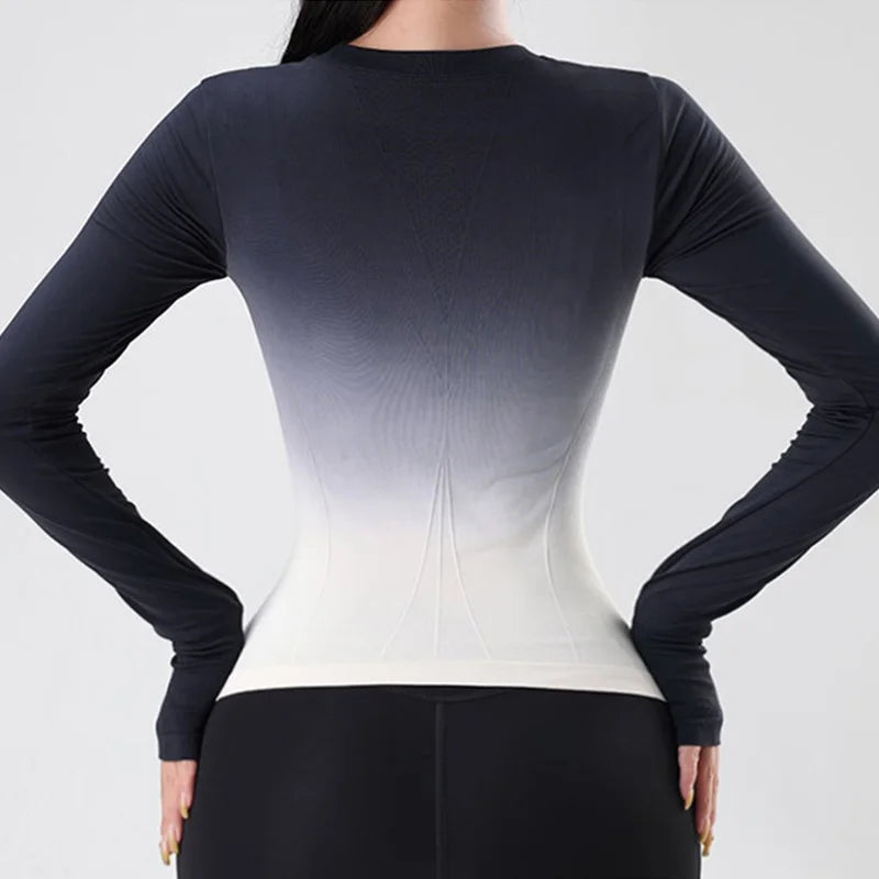 Long Sleeve Yoga Shirts for SEXY Sports Fitness