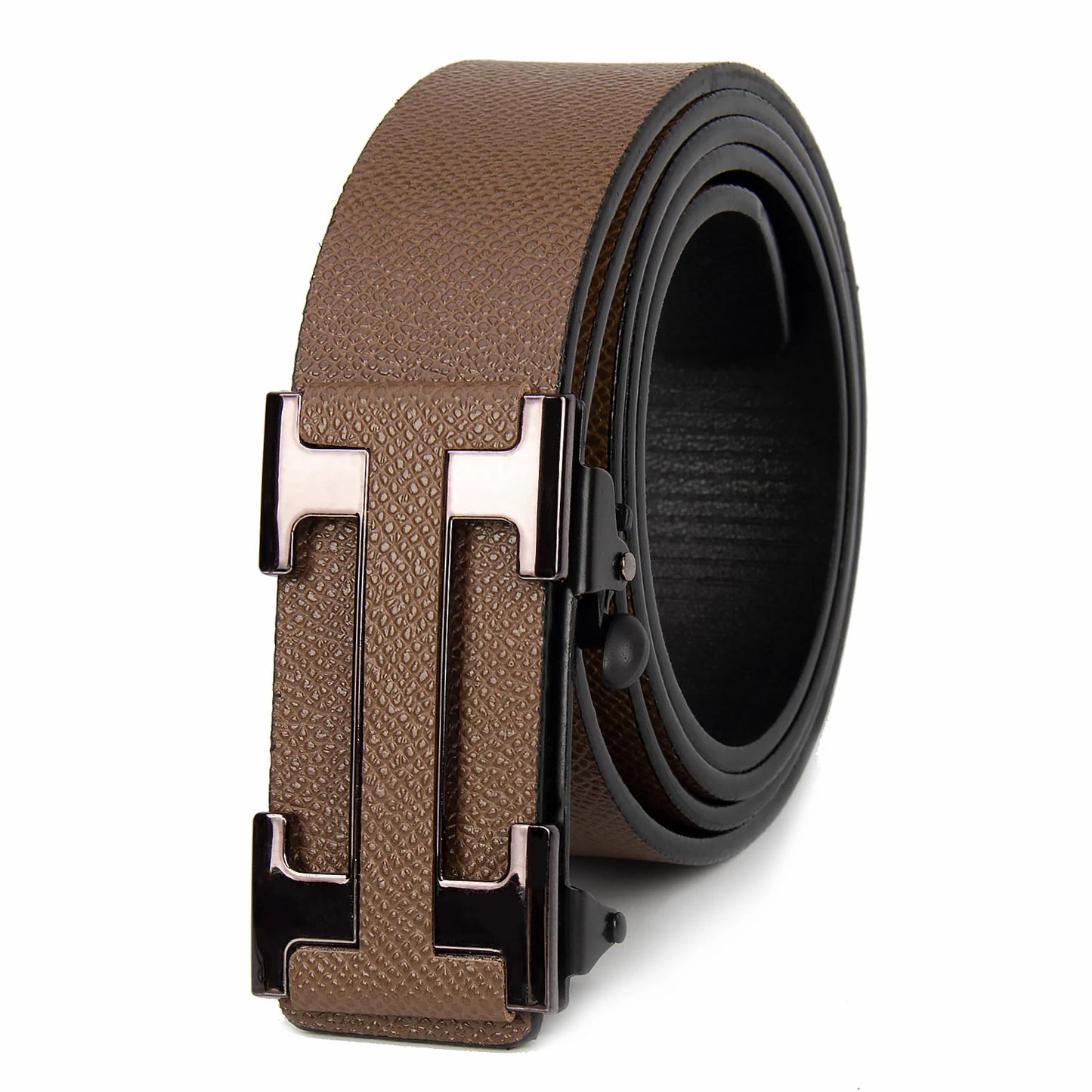 Famous Style Male Brand Belt Men  Men's Business Belts Durable dark colored gift item