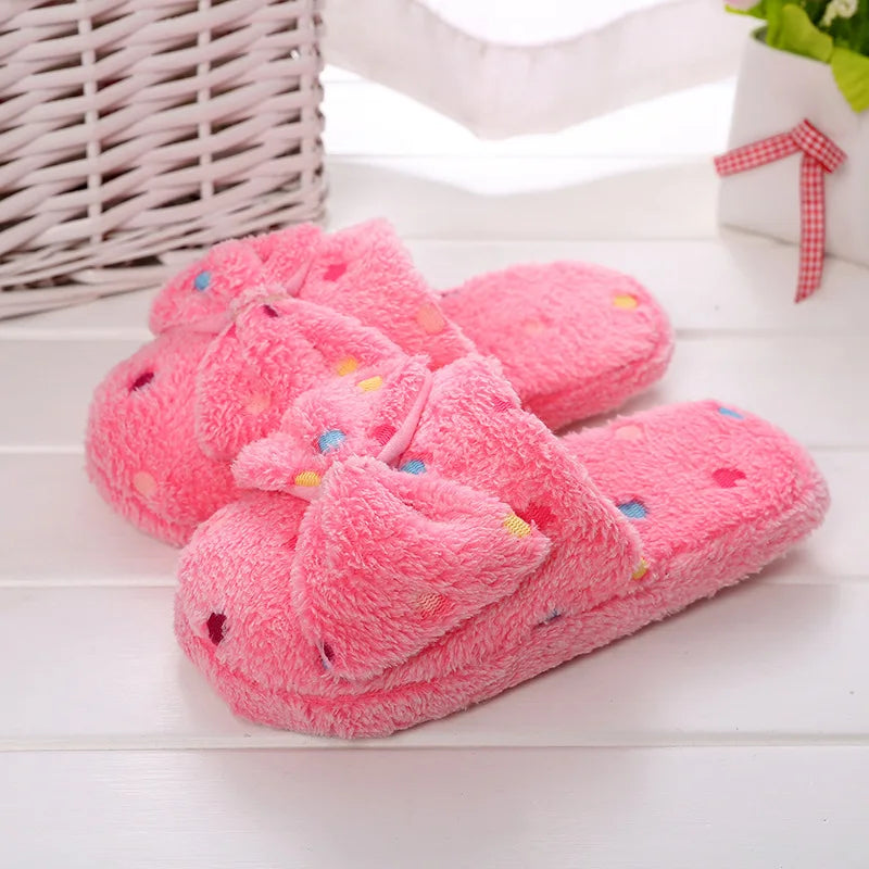 Women's Winter Home Slippers Cute Autumn  Soft Bedroom Floor