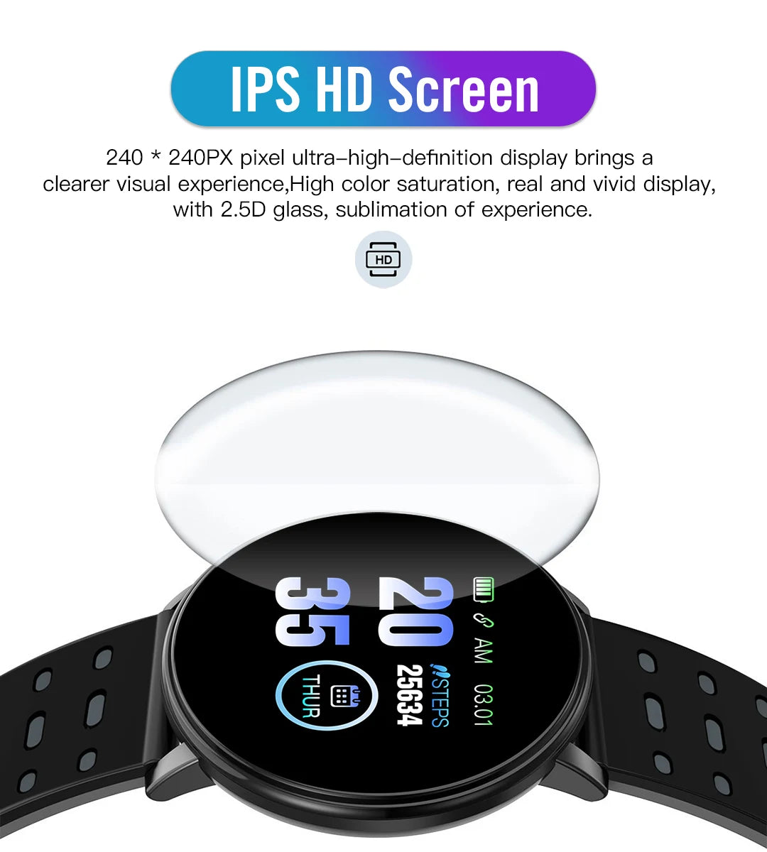 119S Smartwatch Bluetooth Smart Watch Men For Android IOS