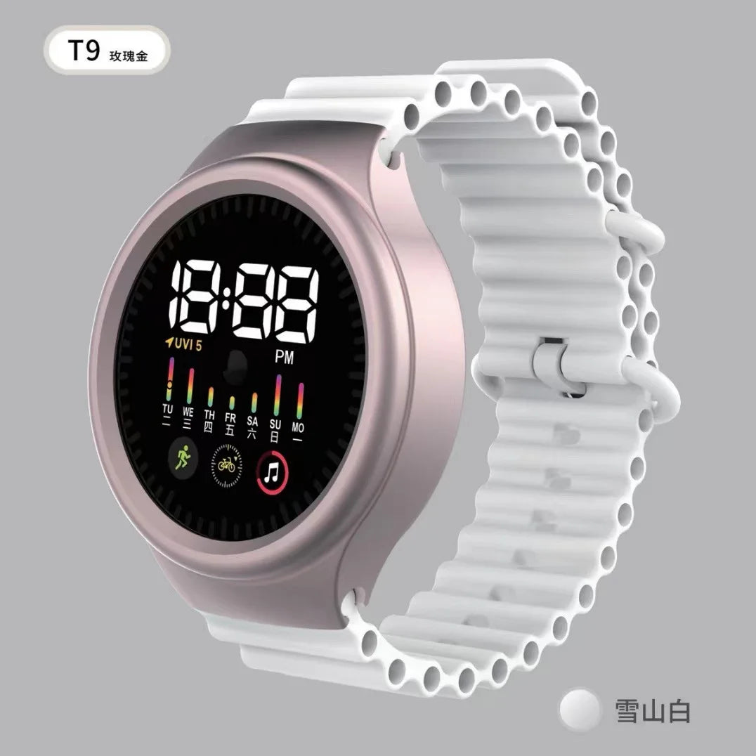 Touch Digital LED Electronic Watches Men  Children Wristwatch Boys Girls