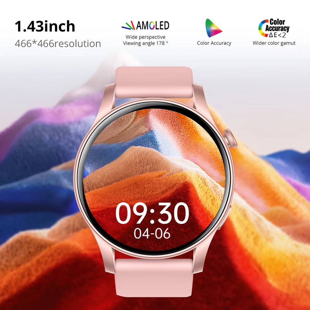 [2025 New] COLMI V73 Smartwatch AMOLED Display Bluetooth Calls Health Fitness Tracking Smart Watch for Men Women