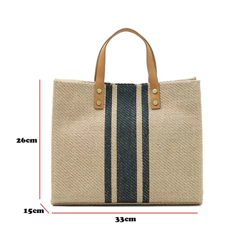 Women Canvas Business Bag Large Capacity Tote Bags Female