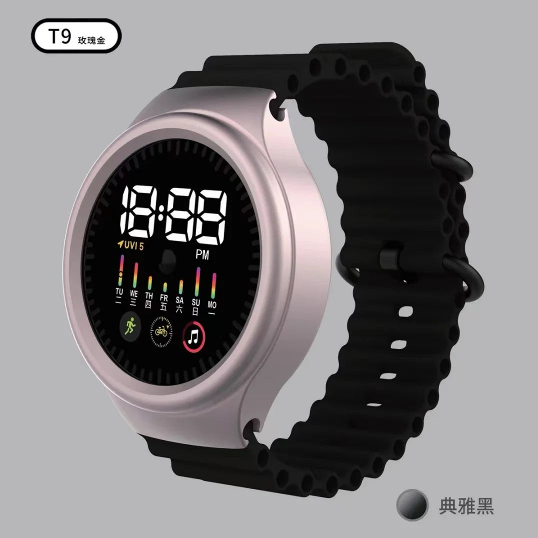 Touch Digital LED Electronic Watches Men  Children Wristwatch Boys Girls