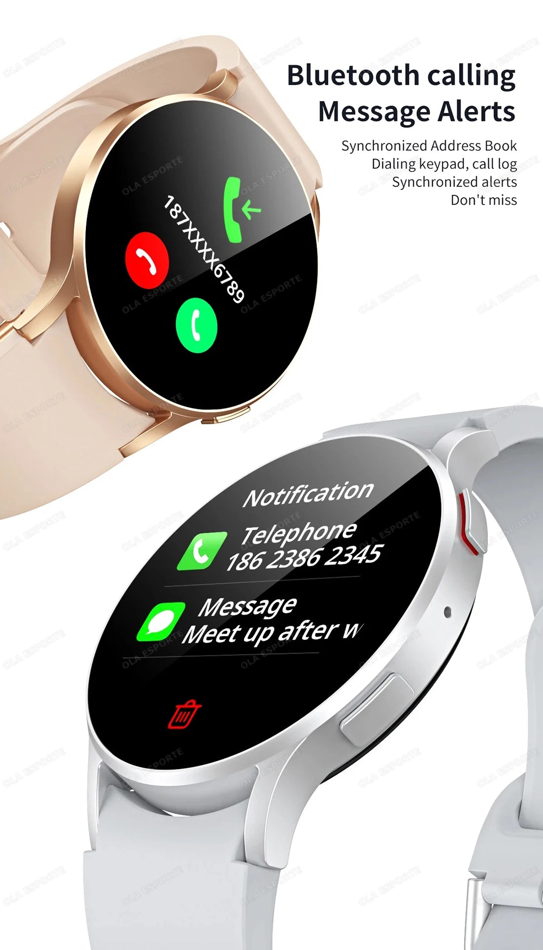 2025For Samsun Galax Smartwatch  AMOLED Watch Waterproof  Bluetooth Call