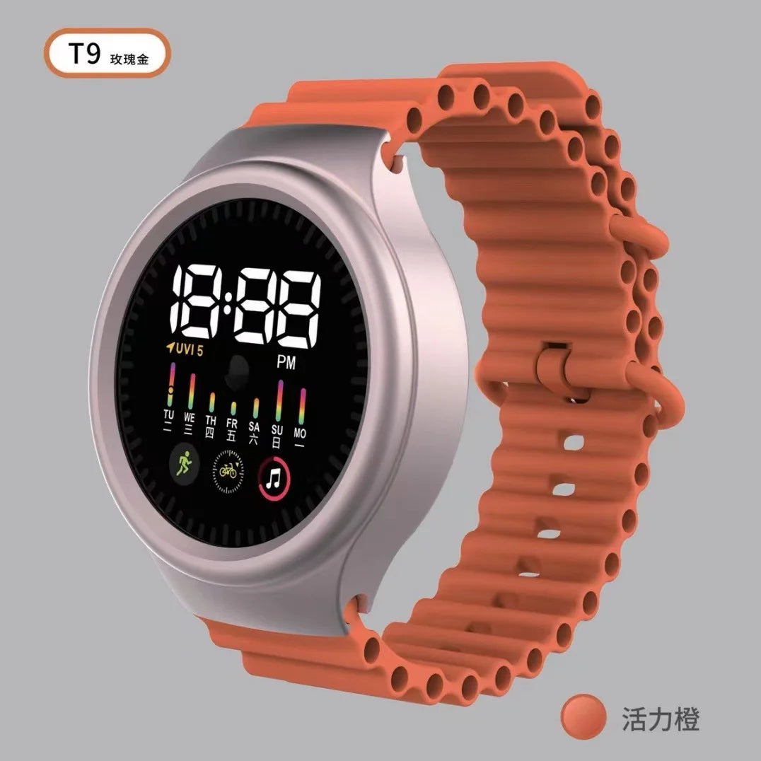 Touch Digital LED Electronic Watches Men  Children Wristwatch Boys Girls