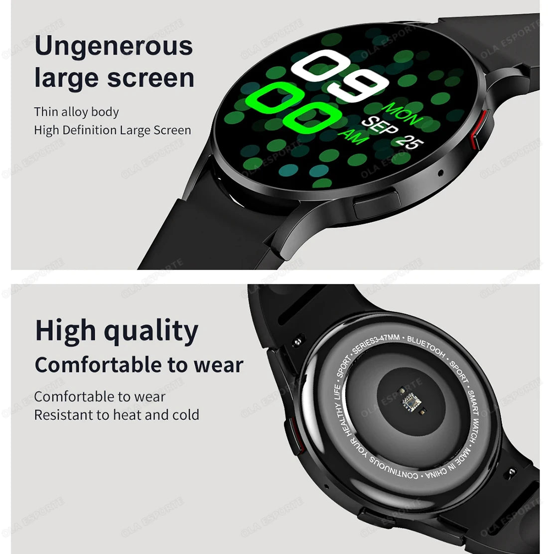 2025For Samsun Galax Smartwatch  AMOLED Watch Waterproof  Bluetooth Call