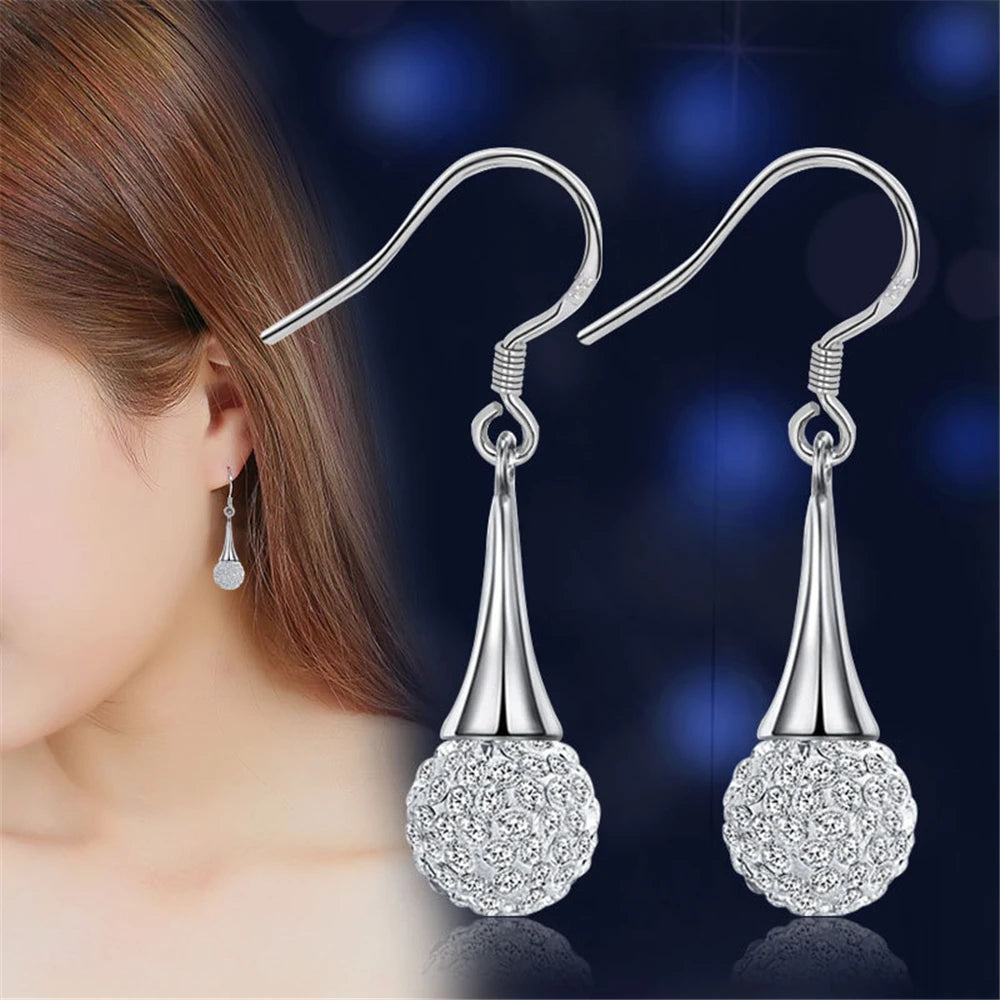 925 sterling silver New Jewelry  luxury zirconia female popular original brand