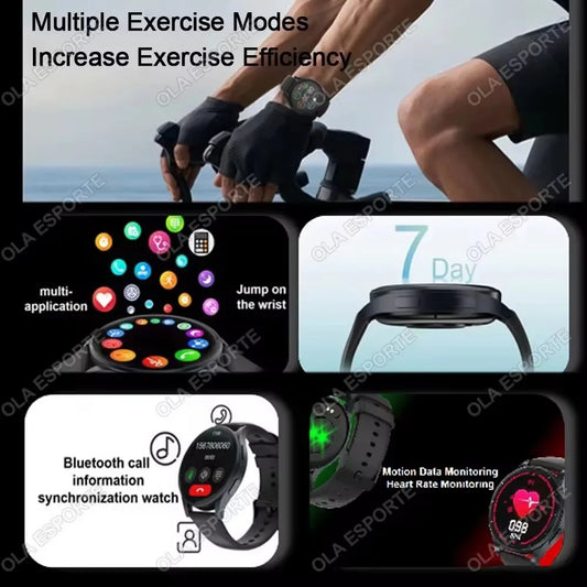 2025For Samsun Galax Smartwatch  AMOLED Watch Waterproof  Bluetooth Call