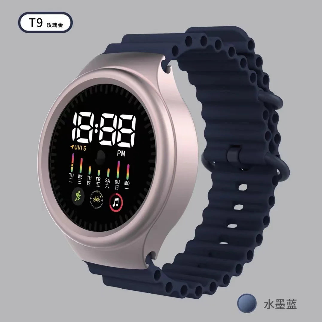 Touch Digital LED Electronic Watches Men  Children Wristwatch Boys Girls