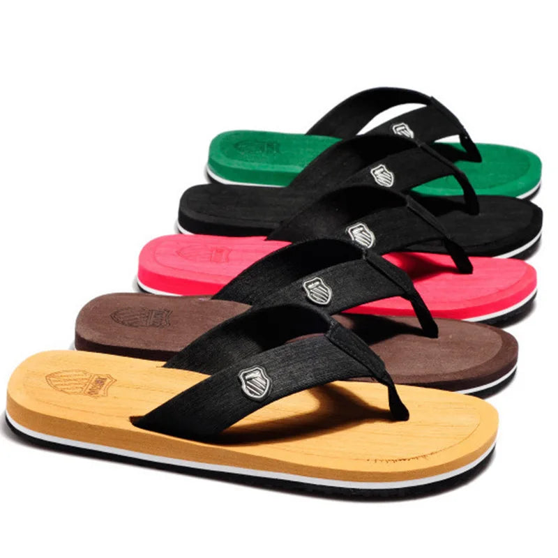 Summer Men's Slippers Flip Flop Beach  Casual Shoes Shower