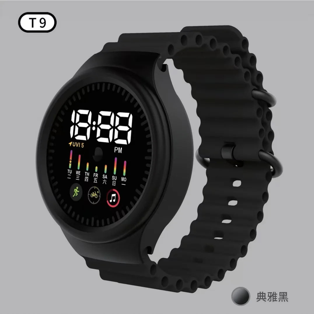 Touch Digital LED Electronic Watches Men  Children Wristwatch Boys Girls