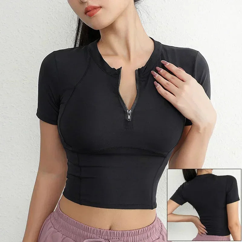 Running Yoga Shirt for Women Autumn Winter Long Sleeve Blouse Sports