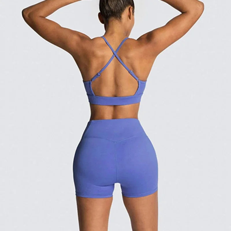 Yoga Suit Women Two Piece Set Girl Fitness