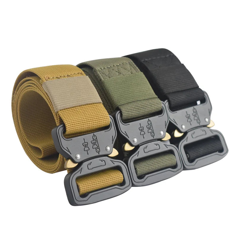 Army Canvas Belt Men Tactical Designer Belts for Jeans Pants