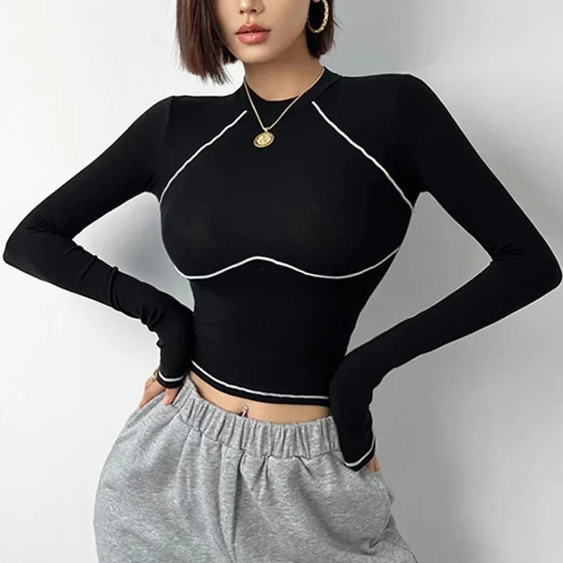 HOT Girl  Autumn Long Sleeve Blouse