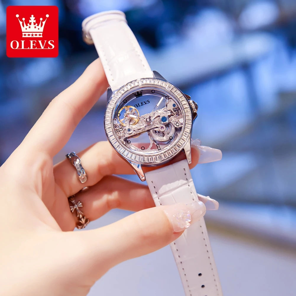 OLEVS Ladies Wristwatch Elegant Automatic Women's Watches