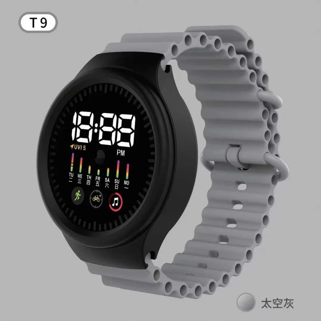 Touch Digital LED Electronic Watches Men  Children Wristwatch Boys Girls