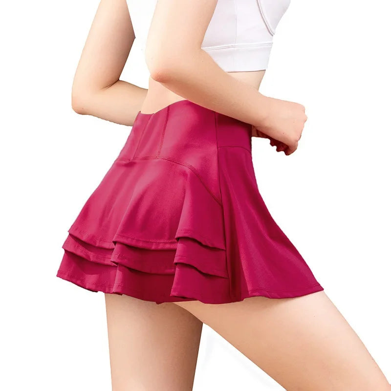 2025Tennis Skirts Fitness Girl Dancing Shorts