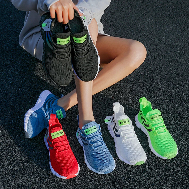 Women Casual Sports Shoes Breathable Lightweight Sneakers Anti-slip