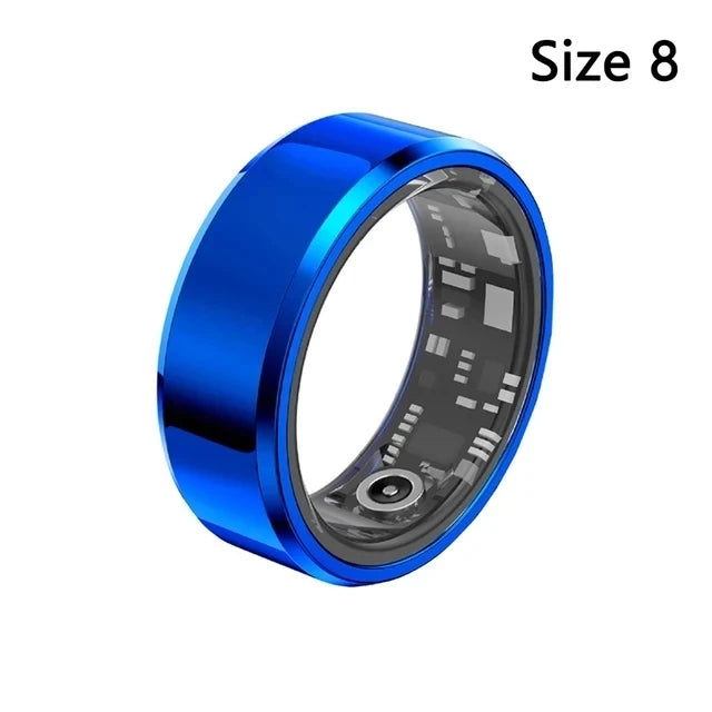 2025 New Smart Ring 4 Color Titanium Steel  Waterproof Multi-sport Modes