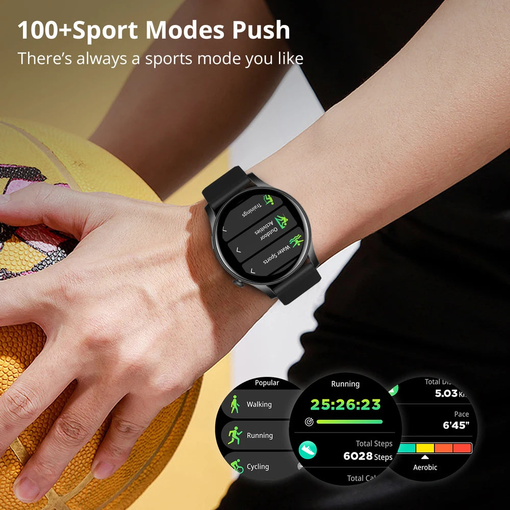 [2025 New] COLMI V73 Smartwatch AMOLED Display Bluetooth Calls Health Fitness Tracking Smart Watch for Men Women