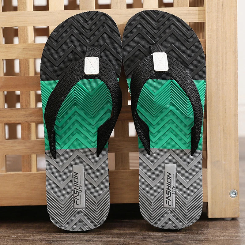 Fashion Flip Flops Men Breathable Slippers