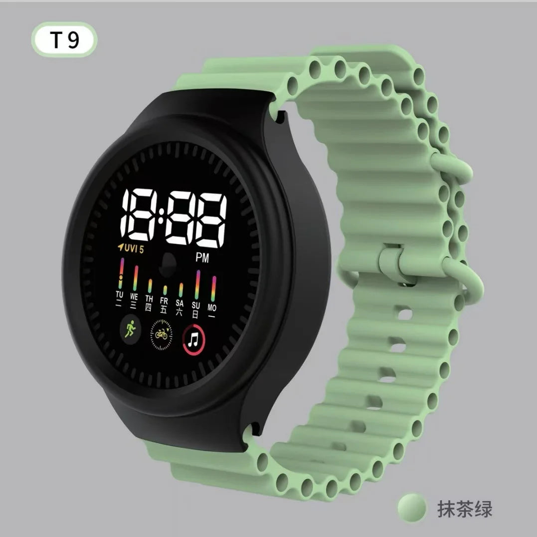 Touch Digital LED Electronic Watches Men  Children Wristwatch Boys Girls