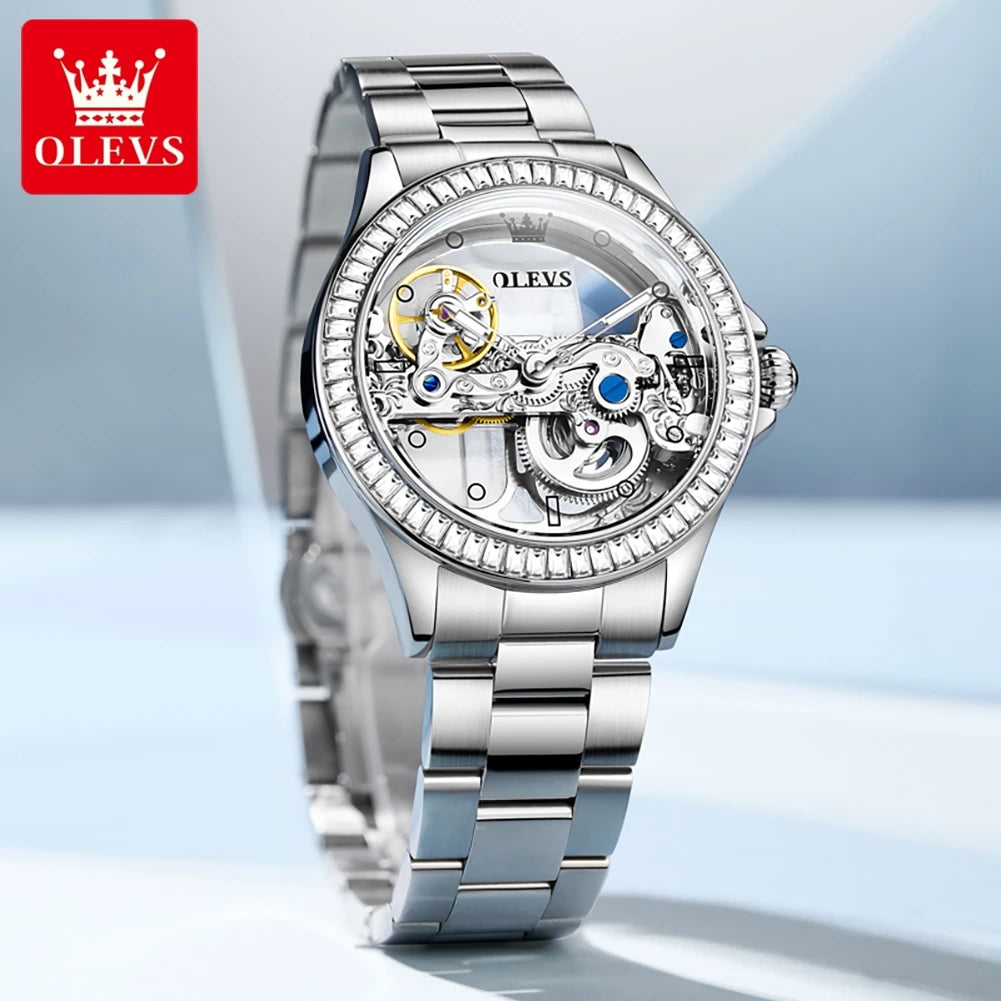 OLEVS Ladies Wristwatch Elegant Automatic Women's Watches