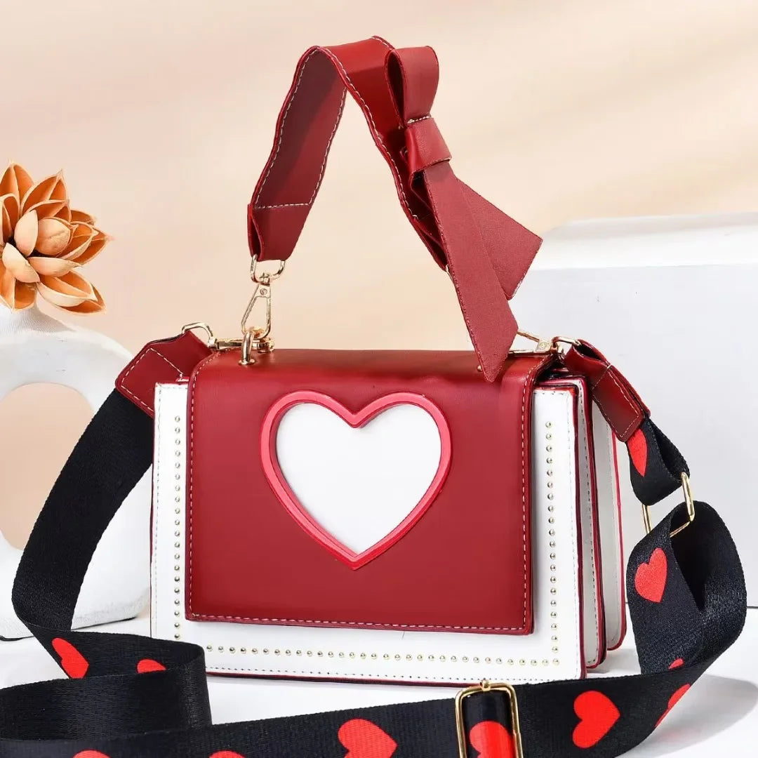 Bags Heart Handbags Fashion Designer Luxury Crossbody Bag