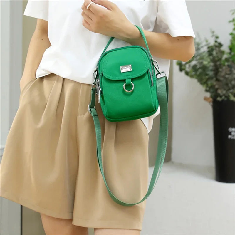 Fashion 3 Layers Women Mini Bag High Quality Durable Fabric