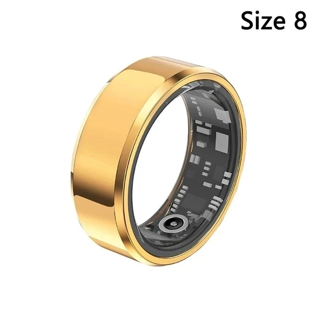 2025 New Smart Ring 4 Color Titanium Steel  Waterproof Multi-sport Modes