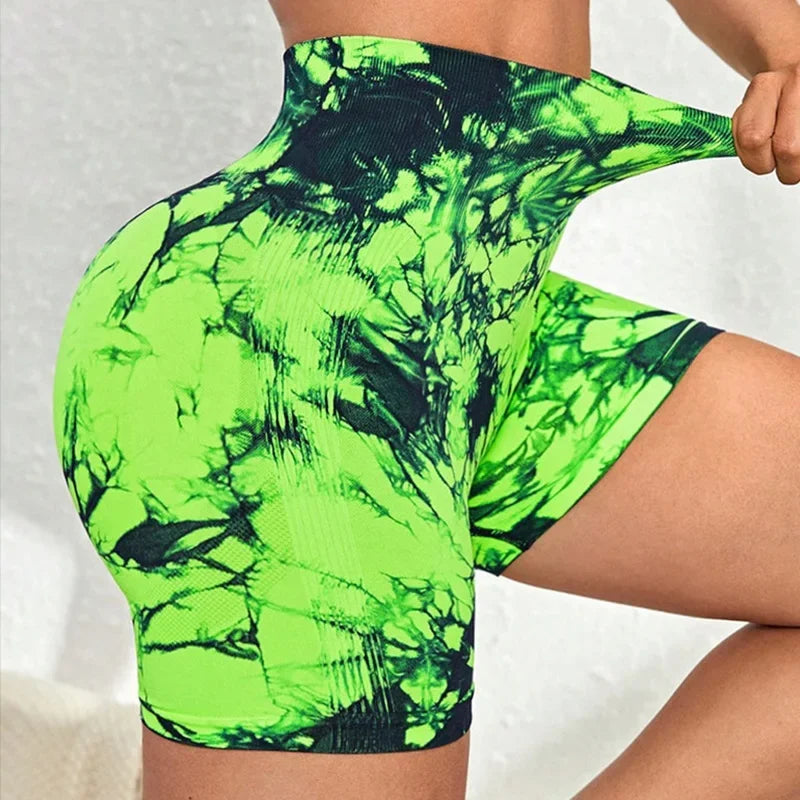 Sports Wear Sexy Girl XL Yoga Shorts Fitness High Waist Gym Workout 